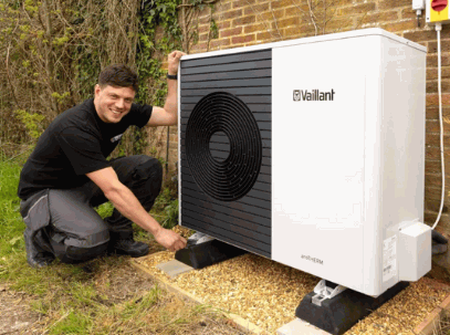 The Air source heat pumps can be installed in flats