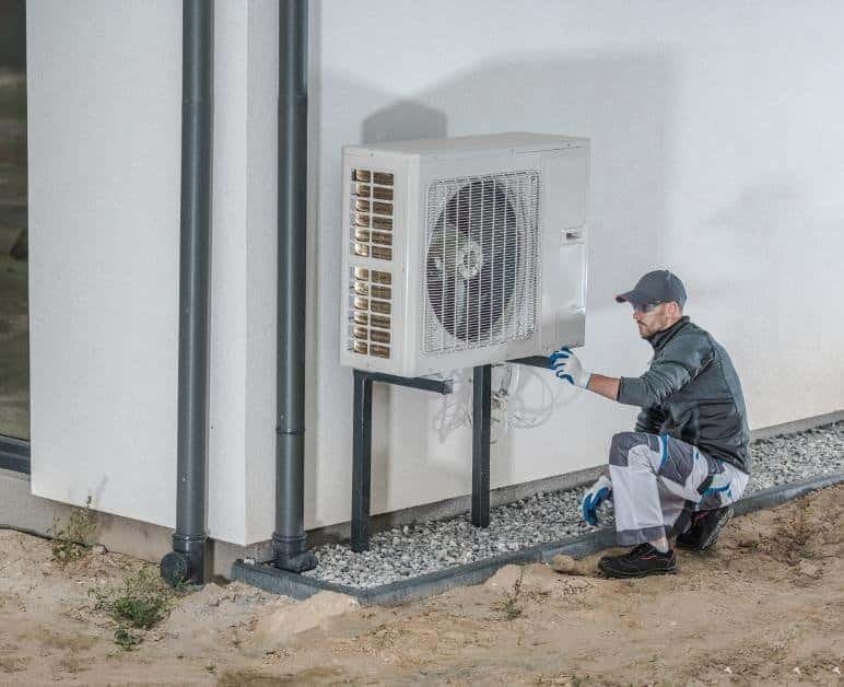 Air Source Heat Pump Installation in Sherburn